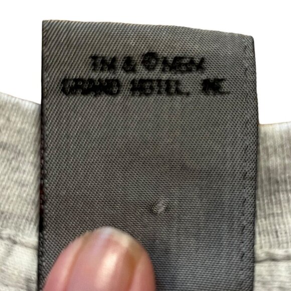 MIKE TYSON vs MCNEELEY “He’s Back’ T-Shirt MGM Grand K.O. Wear Vintage 1995 Sz L - Picture 7 of 8